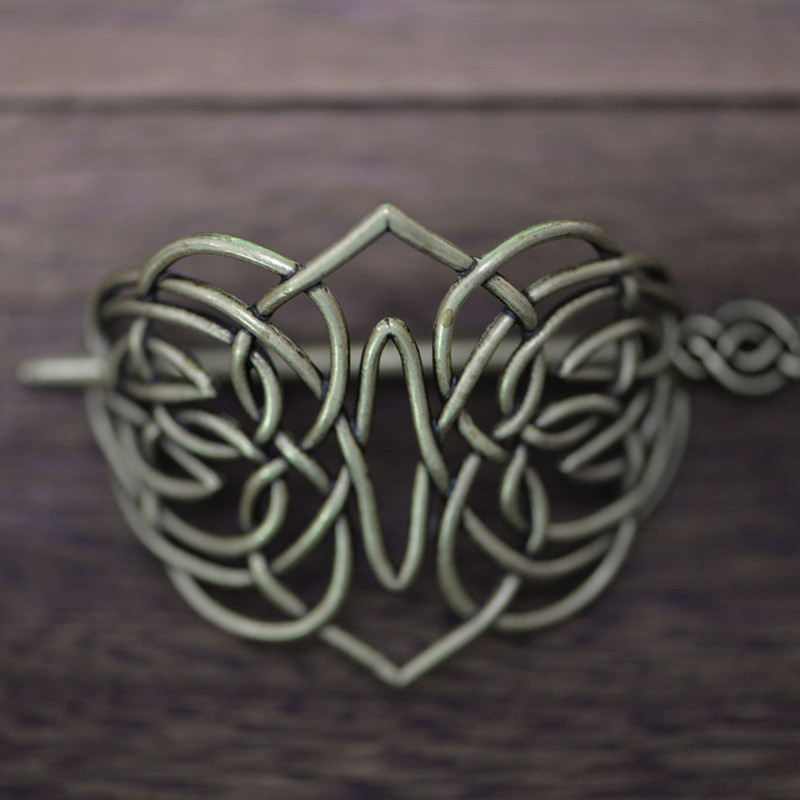LangHong 1 db Legendás Viking Hajtű Viking Celtics Knotwork Női Talizmán ékszer