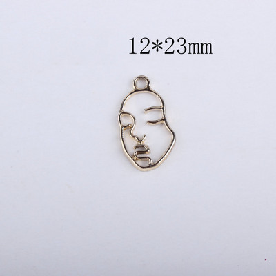 10db Beauty Lady Finding ékszer arany ezüst színű üreges ötvözet varázslatok barkács nyaklánc medálok fülbevaló nyaklánc kézműves P43