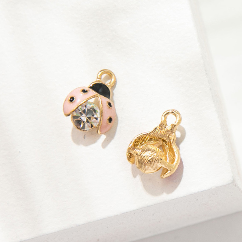 10 bucăți smalț cristal gărgăriță gărgărițe pandantive pentru bijuterii DIY brățară femei colier cercei accesorii meșteșuguri