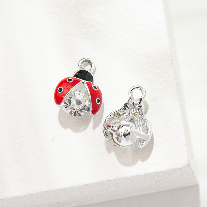 10 bucăți smalț cristal gărgăriță gărgărițe pandantive pentru bijuterii DIY brățară femei colier cercei accesorii meșteșuguri