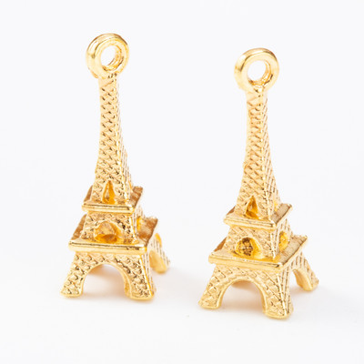 35 Darab/Szett Eiffel-torony cinkötvözet Charms Ékszer készítés Barkácsolás Kézzel Készített Ékszer leletek 8034