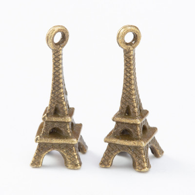 35 Darab/Szett Eiffel-torony cinkötvözet Charms Ékszer készítés Barkácsolás Kézzel Készített Ékszer leletek 8034