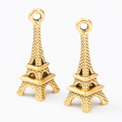 35 Darab/Szett Eiffel-torony cinkötvözet Charms Ékszer készítés Barkácsolás Kézzel Készített Ékszer leletek 8034