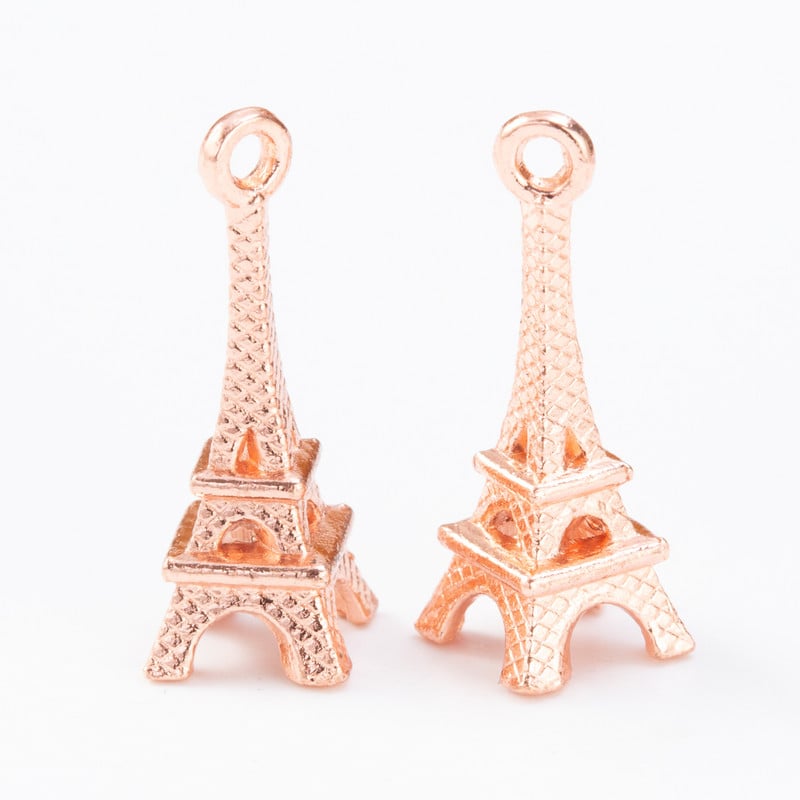 35 Darab/Szett Eiffel-torony cinkötvözet Charms Ékszer készítés Barkácsolás Kézzel Készített Ékszer leletek 8034