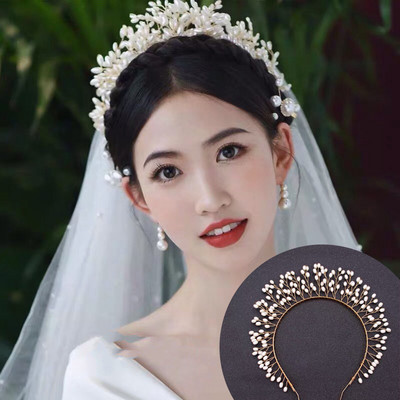 Menyasszonyi hajfésű Esküvői ruha Haj Kiegészítők Kapcsos Hajtűk Női Gyöngy ékszer Twist hajcsat Frizura Fonó Eszközök