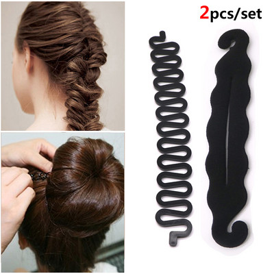 Menyasszonyi hajfésű Esküvői ruha Haj Kiegészítők Kapcsos Hajtűk Női Gyöngy ékszer Twist hajcsat Frizura Fonó Eszközök