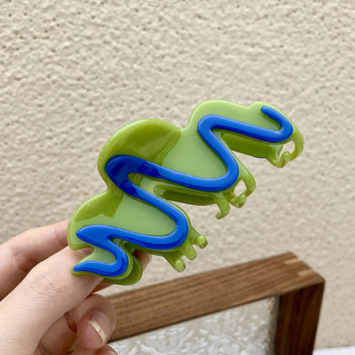 Korejski modni krem keksi Savijanje kopči za kosu Vintage kandže za kosu Slatki INS Dizajn nakita za kosu