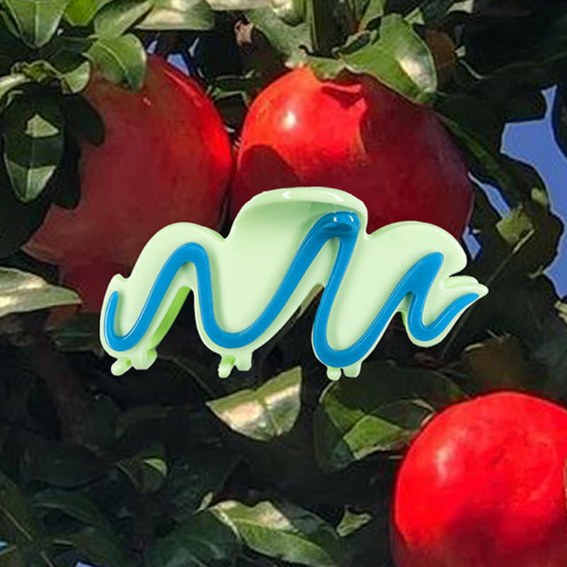 Korejski modni krem keksi Savijanje kopči za kosu Vintage kandže za kosu Slatki INS Dizajn nakita za kosu