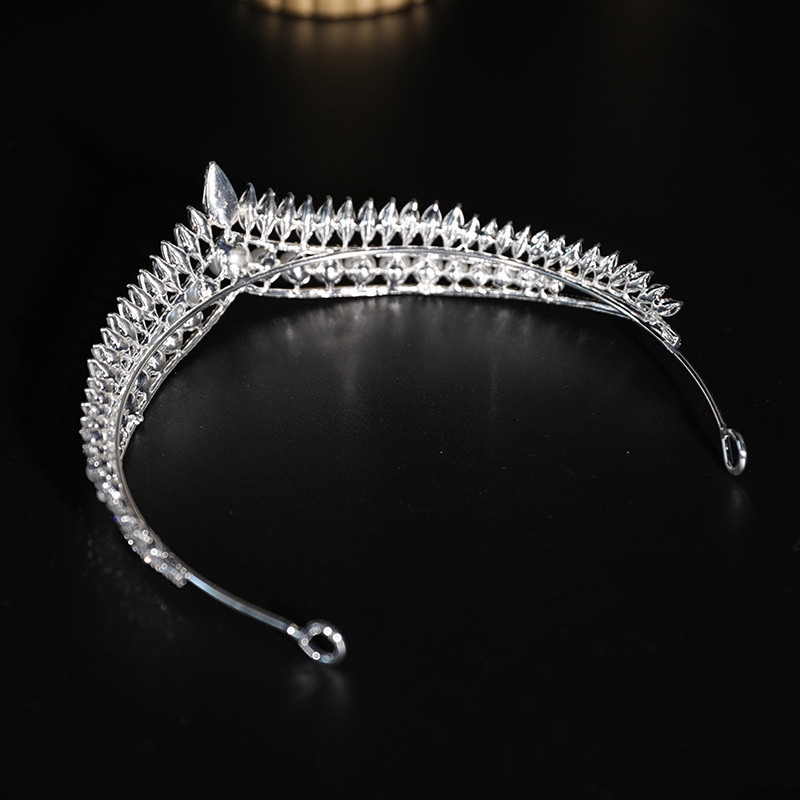 Crown Bride európai és amerikai strasszgyöngy szuper tündér estélyi ruha fejpántos esküvői ruha Haj kiegészítők Shooting C