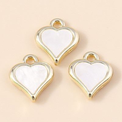 10 τμχ Κομψό Σχέδιο Μάρκας Χρυσό Χρώμα Τριφύλλι Γούρια λουλουδιών για Σκουλαρίκια Βραχιόλι Κολιέ Κρεμαστό Αξεσουάρ κοσμημάτων Diy