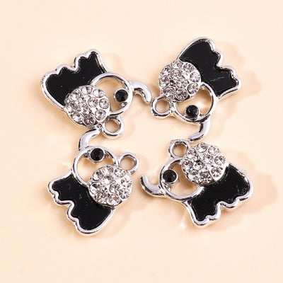 10 τμχ Κομψό Σχέδιο Μάρκας Χρυσό Χρώμα Τριφύλλι Γούρια λουλουδιών για Σκουλαρίκια Βραχιόλι Κολιέ Κρεμαστό Αξεσουάρ κοσμημάτων Diy