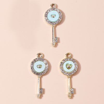 10 τμχ Κομψό Σχέδιο Μάρκας Χρυσό Χρώμα Τριφύλλι Γούρια λουλουδιών για Σκουλαρίκια Βραχιόλι Κολιέ Κρεμαστό Αξεσουάρ κοσμημάτων Diy