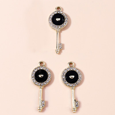 10 τμχ Κομψό Σχέδιο Μάρκας Χρυσό Χρώμα Τριφύλλι Γούρια λουλουδιών για Σκουλαρίκια Βραχιόλι Κολιέ Κρεμαστό Αξεσουάρ κοσμημάτων Diy