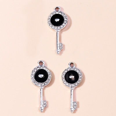 10 τμχ Κομψό Σχέδιο Μάρκας Χρυσό Χρώμα Τριφύλλι Γούρια λουλουδιών για Σκουλαρίκια Βραχιόλι Κολιέ Κρεμαστό Αξεσουάρ κοσμημάτων Diy