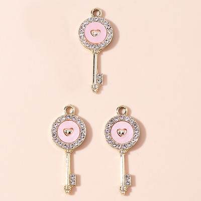 10 τμχ Κομψό Σχέδιο Μάρκας Χρυσό Χρώμα Τριφύλλι Γούρια λουλουδιών για Σκουλαρίκια Βραχιόλι Κολιέ Κρεμαστό Αξεσουάρ κοσμημάτων Diy