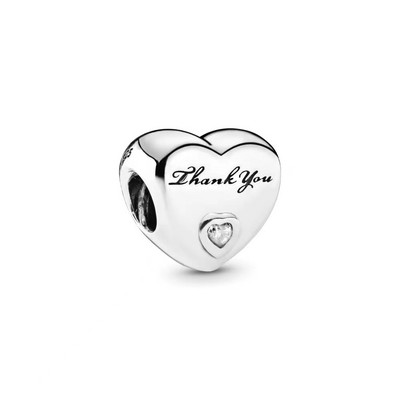 Daughter Love Dad Charm Fit Πρωτότυπο Pandora Charms Γυναικείο βραχιόλι Best Friends Χάντρες καρδιάς για κοσμήματα Δώρο για την Ημέρα του Πατέρα