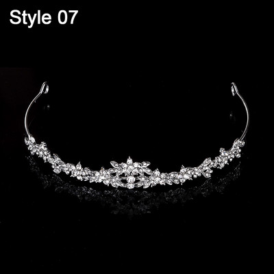 Divatos levél stílusú esküvői korona menyasszonyi tiara Vintage menyasszonyi hajkarika Arany esküvői hajkiegészítők női hajékszerek hajpánt