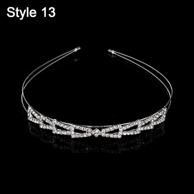 Divatos levél stílusú esküvői korona menyasszonyi tiara Vintage menyasszonyi hajkarika Arany esküvői hajkiegészítők női hajékszerek hajpánt