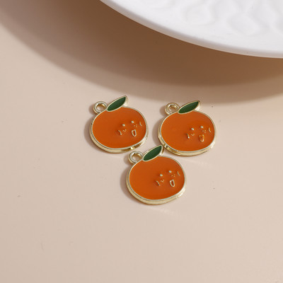 10db Mix Enamel Fruits Charms Cseresznye ananász eper medálok nyaklánchoz fülbevaló karkötő barkács ékszerkészítési kiegészítők