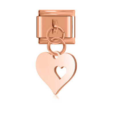 Hapiship uus originaal karikakra elevant tiib kassi süda armastus küünised võlu lüli sobib 9 mm käevõru roostevabast terasest ehete valmistamine DJ246