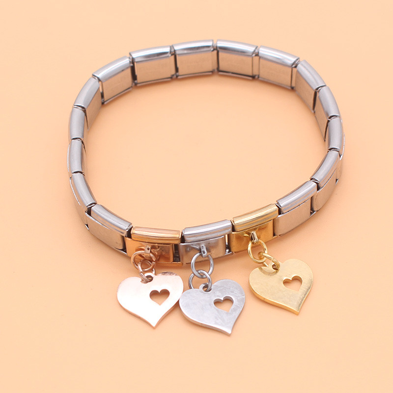 Hapiship uus originaal karikakra elevant tiib kassi süda armastus küünised võlu lüli sobib 9 mm käevõru roostevabast terasest ehete valmistamine DJ246