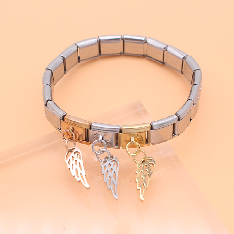 Hapiship uus originaal karikakra elevant tiib kassi süda armastus küünised võlu lüli sobib 9 mm käevõru roostevabast terasest ehete valmistamine DJ246