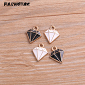 20 ks dvojfarebných 13 * 16 mm zliatinových kovových kvapiek oleja nepravidelného tvaru príveskov s príveskami na výrobu šperkov pre domácich majstrov