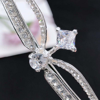 Hot Sale Luxury Simple Style Crystal Tiaras Headbands Bride Noiva Νυφικό πέπλο γάμου Διακοσμητικά κοσμήματα κεφαλής