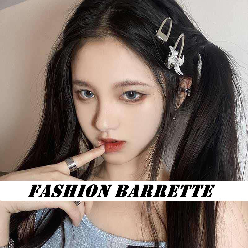 Japanese Tide Brand Punk Ninja Shuriken Boomerang Personality Girl Hip-Hop Windmill Hairb Nightclub Net Red Headwear 2022 New