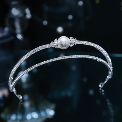 Luxus Változatos Ezüst Színű Kristály Menyasszonyi Tiaras Korona Strasszkő dísztárgyak Diadema Gallérok Fejfedők Esküvői Haj kiegészítők