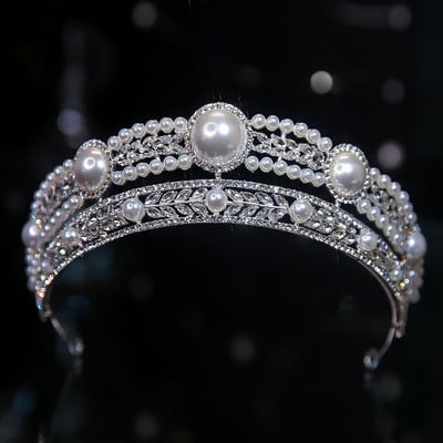 Luxus Változatos Ezüst Színű Kristály Menyasszonyi Tiaras Korona Strasszkő dísztárgyak Diadema Gallérok Fejfedők Esküvői Haj kiegészítők