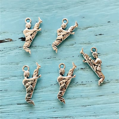 30db Karate Kick Connector Charms Férfi Ékszerek Barkács nyaklánc Karkötő Kulcstartó Esztétikai Kiegészítők Ékszerkészítési Kellékek