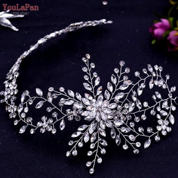 YouLaPan HP242 Wedding Headwear Headdresses for Girlfriend Fascinators Headband Νυφικά αξεσουάρ μαλλιών Fashion Woman Tiara