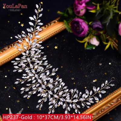 YouLaPan HP242 Esküvői fejfedők Fejdíszek Barátnő Fascinators Fejpánt Menyasszonyi Haj Kiegészítők Divat Nő Tiara