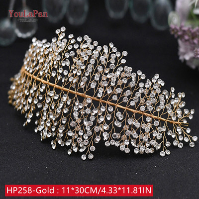YouLaPan HP242 Esküvői fejfedők Fejdíszek Barátnő Fascinators Fejpánt Menyasszonyi Haj Kiegészítők Divat Nő Tiara