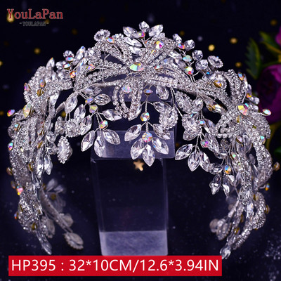 YouLaPan HP242 Esküvői fejfedők Fejdíszek Barátnő Fascinators Fejpánt Menyasszonyi Haj Kiegészítők Divat Nő Tiara