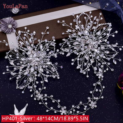 YouLaPan HP242 Esküvői fejfedők Fejdíszek Barátnő Fascinators Fejpánt Menyasszonyi Haj Kiegészítők Divat Nő Tiara