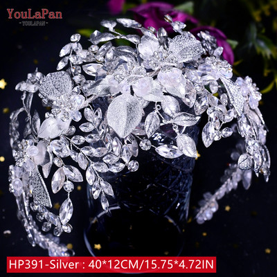 YouLaPan HP242 Esküvői fejfedők Fejdíszek Barátnő Fascinators Fejpánt Menyasszonyi Haj Kiegészítők Divat Nő Tiara