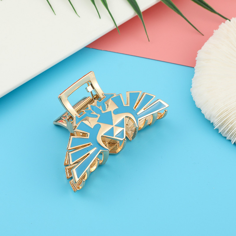 Moterų krabų plaukų žnyplės žaidimas Plaukų aksesuarai mergaitėms Vaikai Vaikai Animaciniai filmai Papuošalai Vasariniai galvos apdangalai Dovana