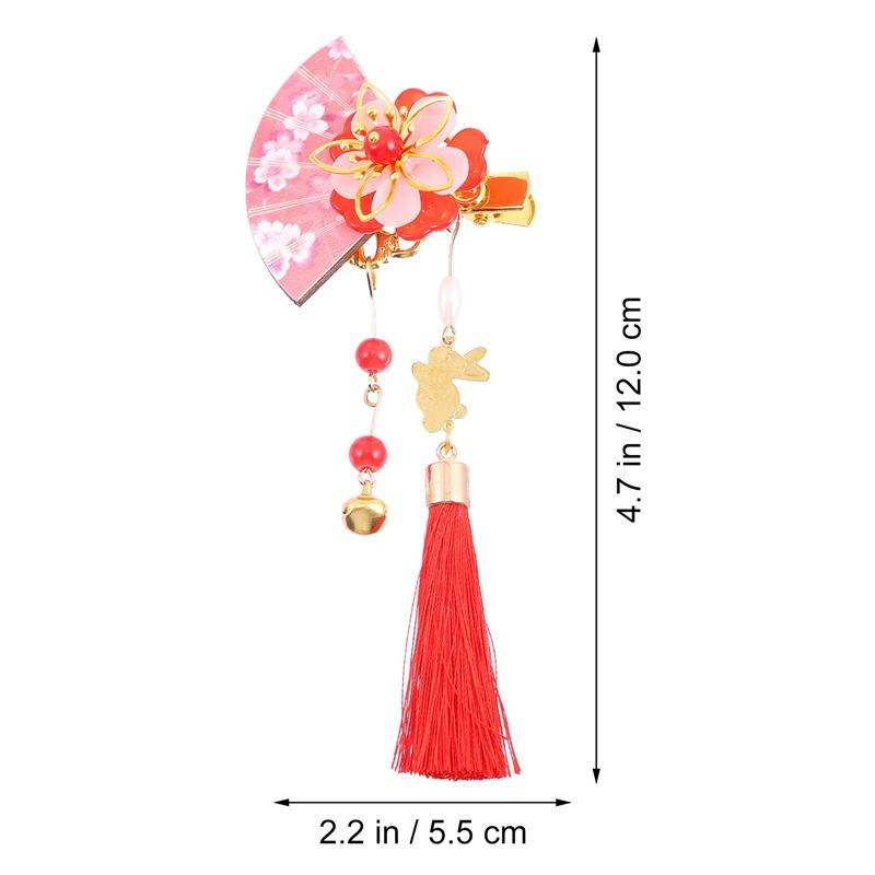 2 τμχ Αξεσουάρ για τα μαλλιά με φούντα με φούντα ιαπωνικού στυλ