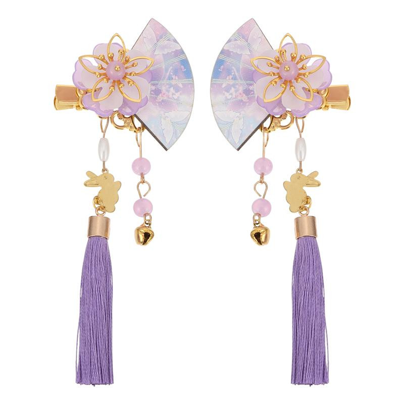 2 τμχ Αξεσουάρ για τα μαλλιά με φούντα με φούντα ιαπωνικού στυλ