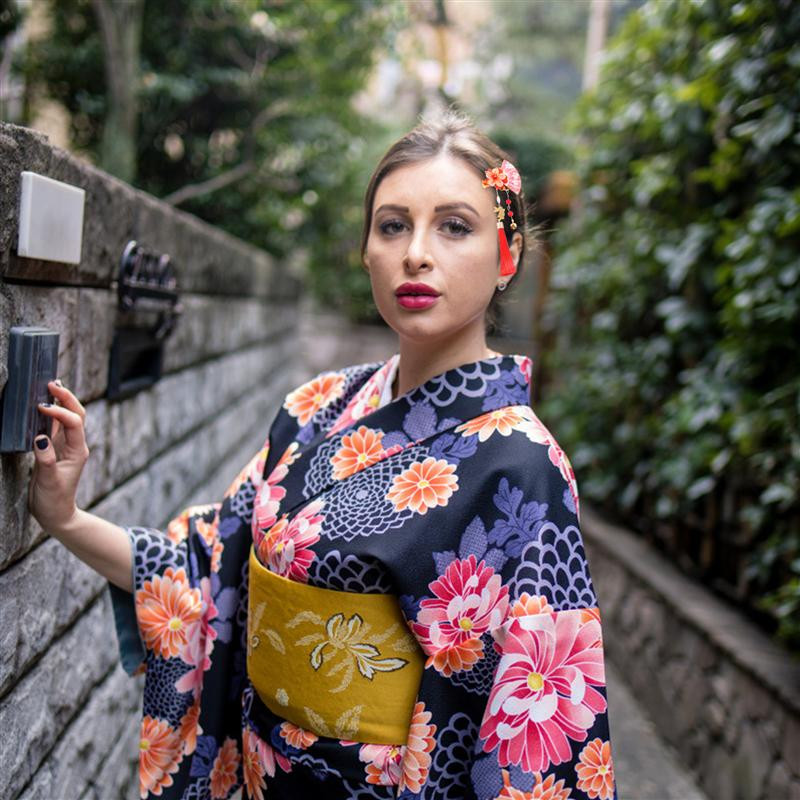 2 τμχ Αξεσουάρ για τα μαλλιά με φούντα με φούντα ιαπωνικού στυλ