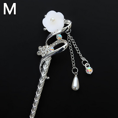 Hiina stiilis juuksepulgad metallist kivist juuksepulgad, naiste tuttid pärlililled, peakatted, juuksenõelad, juukseehted, aksessuaarid