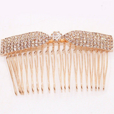 Divat kristály strasszos fésűs hajtű esküvői parti menyasszonyi csokorkorona hajcsat fesztivál ékszerek hajformázó kiegészítők