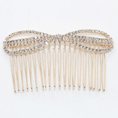 Divat kristály strasszos fésűs hajtű esküvői parti menyasszonyi csokorkorona hajcsat fesztivál ékszerek hajformázó kiegészítők