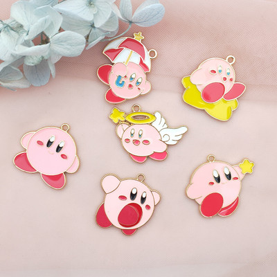 10 ks zliatinových smaltovaných príveskov, japonských kreslených anime náušníc, náramok, DIY dizajnérske šperky, náušnice, prívesky pri výrobe šperkov.