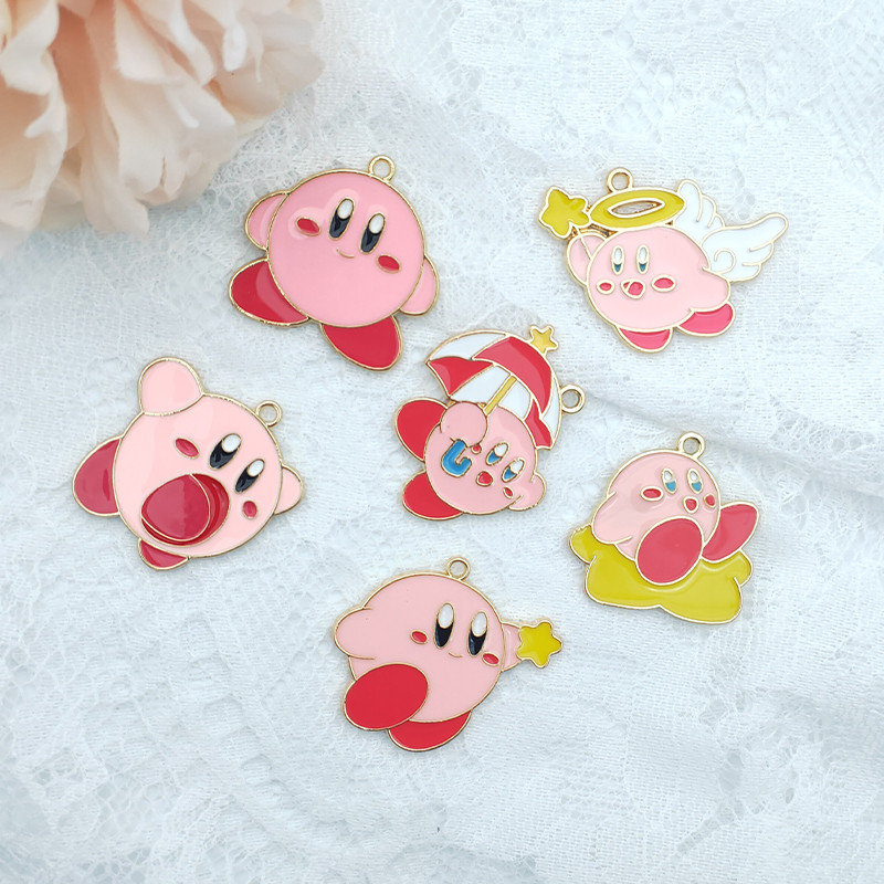 10 ks zliatinových smaltovaných príveskov, japonských kreslených anime náušníc, náramok, DIY dizajnérske šperky, náušnice, prívesky pri výrobe šperkov.