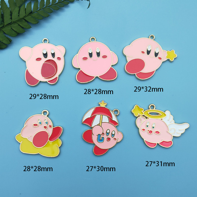 10 ks zliatinových smaltovaných príveskov, japonských kreslených anime náušníc, náramok, DIY dizajnérske šperky, náušnice, prívesky pri výrobe šperkov.