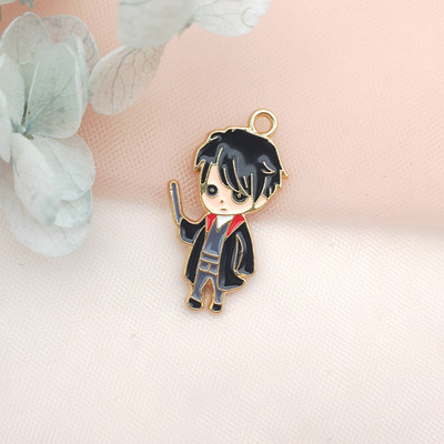 10 tk sulamist amulett multifilmi ripats Magic kooliarm kaelakee jaoks käevõru DIY tarvikud ehted võtmehoidja võlu ehted amulettid