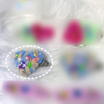 Y2k Aesthetics Värviline Rhinestone Love Heart Palus juuksenõel naistele Armas armas juukseklamber Jaapani Harajuku juukseaksessuaarid